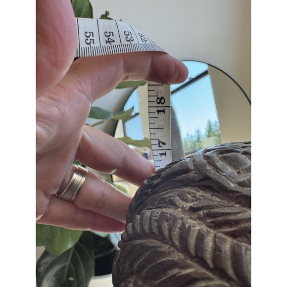 Antique Lakshmi Bust Sculpture Metal Cast Iron? Cambodia Goddess 17”/44cm Huge - Picture 14 of 15